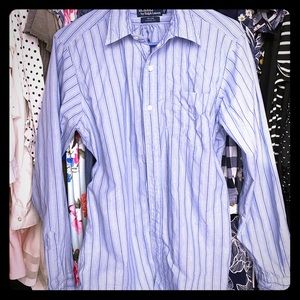 Polo blue stripe shirt
